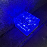 Solar Courtyard Ice Brick Lamp LED Ice Buried Atmosphere