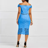 Lace Evening Party Dress